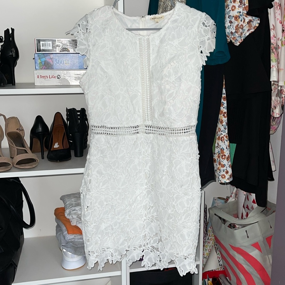 White lace dress